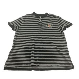 Polo Jeans Co. Ralph Lauren Rugby Polo Shirt Black Gray Size XL Mens 100% Cotton